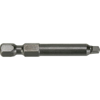 Apex 1/4" Square Recess Turned Body Power Bits, Square, #2 Tip, 1/4" Drive Size, 3-1/2" Length - 36 Pack-Drive Size 1/4"