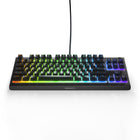 SteelSeries Apex 3 TKL Water Resistant RGB Quiet Gaming Keyboard-The switches are designed with durable low friction material for over 20 million silent keypresses