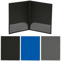 Staples - Portfolio en polyfoam - Format lettre - Couleurs assorties-Conçu pour accueillir des documents de format lettre