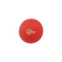 Champion Sports Playground Ball, Red, 10"(Dia)-Size: 10"(Dia)