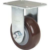 Kleton Caster, Rigid, 4" (101.6 Mm), Polyurethane, 440 Lbs. (199.58 Kg.) - 12 Pack-Bolt Hole Size 5/16" (7.93 mm)