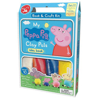 Klutz My Peppa Pig Clay Pals-Comes with: 4 colors of air dry clay, clay size guide, and 82 punch-out pieces, including Mummy and Daddy Pig