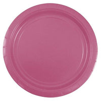 JAM Paper Round Paper Party Plates - Medium - 9 Inch - Fuchsia Pink - 50 Pack-Colour: Fuchsia Pink | Easily match your party theme with colourful plates