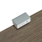 Global Power and USB Module - White-Two power outlets and two 2.1 amp USB ports