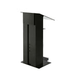 Urbann K3 Lectern With Wheels - Aluminum - Charcoal-Free standing with wheels, speaches