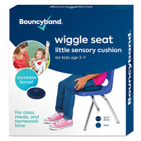 Bouncyband Little Wiggle Seat Sensory Cushion, Blue-Quietly enables movement, allowing students to be productive while working