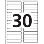 Avery TrueBlock Assorted Laser/Inkjet File Folder Labels, 3-7/16" x 2/3", 300 Pack (15266)-Assorted Colours