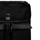 Lencca Logan 17" Laptop Travel Backpack - Black-Water repellant materials inside and out