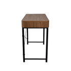 J&R Home Collection Maverick Collection  Desk-Industrial black powder-coated metal frame