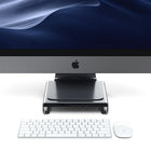 Satechi Type-C iMac Monitor Stand Hub, Space Grey-With a brushed aluminum finish and unibody construction, the Satechi Type-C Aluminum Monitor Stand for iMac provides a sleek yet sturdy solution for elevating your displays.
