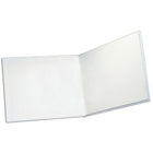 Ashley Hardcover Blank Book, 11 1/2" x 8 1/2", 6 Pack-White