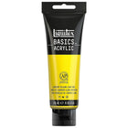 Liquitex Basics – Peinture acrylique 1046160, ton jaune cadmium pâle, tube de 118 ml-Formulée avec des pigments de qualité artistique sur lesquels l'artiste peut compter