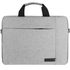 Vangoddy Messager Bag Shoulder Carrying Case For 15.6" Laptop - Grey-Large zipper and padded compartment with security straps.