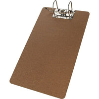 Merangue Hardboard Clipboard with Arch Clip - Legal - 9" x 15-1/2"-An economical choice