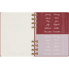 Moleskine Undated Extra Large Hard Cover Spiral Planner - 7.5" x 10" - Crush Cherry-The Paper Of This Moleskine Object Is Made Of Material From Well-Managed, FSC-Certified Forests And Other Controlled Sources