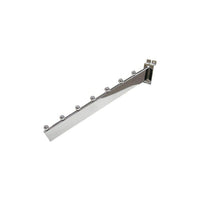 Can-Bramar Waterfall For Slatwall With Rectangular Tubing, 16" x 1/2 x 11/2", Chrome, 10 Pack-16" waterfall for slatwall