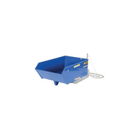 Vestil Low Profile 90 Degree Self Dumping Hopper HD .25 Cubic Yard (H-25-HD)-Capacity - 1/4 cu.yd.