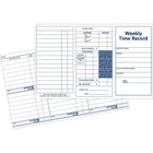 Deluxe Weekly Time Record, 7-7/8" x 5", 500 Pack (W220-500)-Time card
