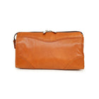 Ashlin Leather Cordasco Mid-Sized Dopp Kit Shave Bag, British Tan-Shaving DOPP Kit with top zipper closure & front zippered section. Perfect size for travel & accessories. Excellent unisex design for gents & ladies. Top zippered access is easy to access the contents inside