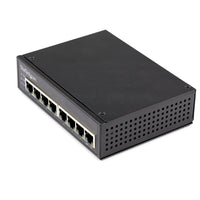 StarTech Industrial 8 Port Gigabit PoE Switch-POWER OVER ETHERNET: Gigabit PoE Switch provides up to 30W of PSE power per PoE port to IEEE 802.3af (PoE) & IEEE 802.3at (PoE+), Use with devices like cameras & access points using Cat 5e/6