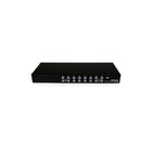 StarTech 16 Port 1U Rackmount USB KVM Switch Kit with OSD and Cables-Maximum compatibility with USB keyboard and mouse combos, and wireless setups; this unique KVM extracts the keyboard strokes from the USB connection ensuring your setup will work flawlessly