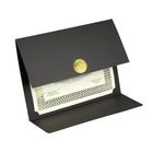 St. James Elite Fold titulaires de certificats méd-Couverture lin noir de 80 lb