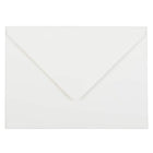 JAM Paper Enveloppes Strathmore A7 en papier cartonné, fini vélin blanc brillant, 250/paquet-Enveloppe Strathmore à rabats en V en papier vergé blanc brillant