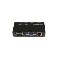 StarTech 4 Port VGA Over CAT5 Video Extender, 450ft (150m)-The ST1214T 4 Port VGA Video Extender over Cat 5 allows a single VGA source to be broadcast to up to four remote displays at distances of up to 500 feet (150 meters).