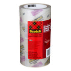 Scotch Secure Seal Packaging Tape - 1.88 in W x 54.6 yd L (48 mm W x 50 m L) - 4 Roll Pack-Protects labels and seals strong