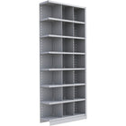 Metalware RK368 Boltless Shelving Unit, 8-Shelves, 36" x 12" x 88", Light Grey-Adjustable shelving system that provides high strength, yet economical storage capacity for your needs