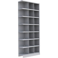 Metalware RK368 Boltless Shelving Unit, 8-Shelves, 36" x 12" x 88", Light Grey-Adjustable shelving system that provides high strength, yet economical storage capacity for your needs