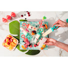 Cuisipro - Moules des Snap-Fit à Glaces à Bâtonnet Carre Emboîtables - Turquoise - Paquet de 6-4