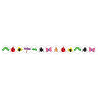 Hygloss 36' Die Cut Classroom Border, Bugs, 72 Pack-Design: Bugs diecut