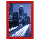 SECO Snap Poster Frame Case - 11" W x 17" H - Red-Posters are kept clean behind a UV resistant, anti-glare PVC front sheet