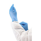 Globe Nitrile Powder Free Medical Gloves - 4mil - Medium - Sky Blue - 100 Pack-100 Pack