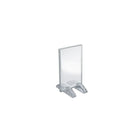 Azar Displays 5" x 3.5" Vertical/Horizontal Dual-Stand Acrylic Sign Holder, Clear, 10 Pack (132731)-Perfect for schools, businesses, homes, and retail stores
