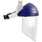 3M Ratchet Headgear H8A - with 3M Clear Polycarbonate Face shield-Five position crown strap and thirteen position ratchet suspension offer customization to individual wearers