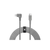 LOGiiX Piston Connect XL 90 USB-C to Lightning - 3M - Graphite Grey-Unleash fast charging with this ultra-durable 3M USB C to lighting cable