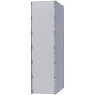 Metalware Boltless Shelving Unit, End Panel, 24" x 100", Light Grey-Assembly Instructions: http://www.metalware.ca/installinter.html