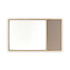Gry Mattr Dry-Erase & Bulletin Board Combo - 18" x 30" (Q232418M06-CA-R)-2-in-1 Dry Erase and Cork Bulletin boards offers a variety of message
options with a smooth writing surface to capture thoughts and ideas,
paired with a self-healing cork surface to tack notes and photos firmly