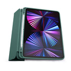 JCPal DuraPro Case with Pencil Holder for 12.9" iPad Pro (2021 Model) - Midnight Green-Compatible with Pencil charge/sync