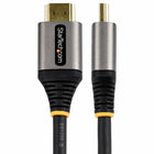StarTech High Speed 8K HDMI 2.1 Cable - 12ft - Black/Grey-48 Gbps maximum data transfer rate