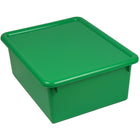 Romanoff Products Stowaway Letter Box with Lid Green, 2 Pack (ROM16005)-Dimensions: 10 1/2"W x 5"d x 13"L