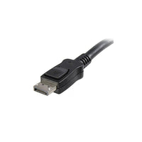 StarTech 6 ft DisplayPort 1.2 Cable with Latches M/M, DisplayPort 4k-Prevent accidental disconnections with latched connectors