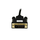 StarTech 3 ft Mini DisplayPort to DVI Adapter Converter Cable, Mini DP to DVI 1920x1200, Black-1x Male Mini DisplayPort connector, 1x Male DVI connector