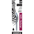 Zebra LV Refills for Z-1000 StylusPen - 1.0mm - Black - 2 Pack-Fits all Z - 1000 Stylus Pens