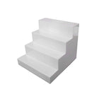 Futech JDAR4R Acrylic 4 Step Riser, 11" x 12-1/2" x 12", White-4 step acrylic riser