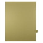 Mark Maker Legal Exhibit Index Tab Buff Single Tabs, 1/15th Cut, Letter Size, No Holes, Number 27, 25 Pack-Buff Single Tabs, 1/15th Cut