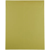 JAM Paper 10" x 13" Open End Catalog Envelopes, Chartreuse Green, 25 Pack (212813512)-10" x 13"