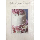 Rosedale 5-1/2" x 8" For A Special Couple On Your Wedding Day Greeting Cards And Envelopes, 12 Pack (18015)-Printed on premium uncoated card stock